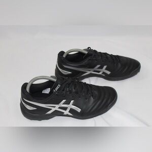 ASICS DS LIGHT CLUB TF "WIDE" Black Pure Silver Soccer Cleats Men8 , Women 9